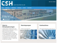 Tablet Screenshot of csh.nl