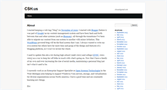 Desktop Screenshot of csh.us
